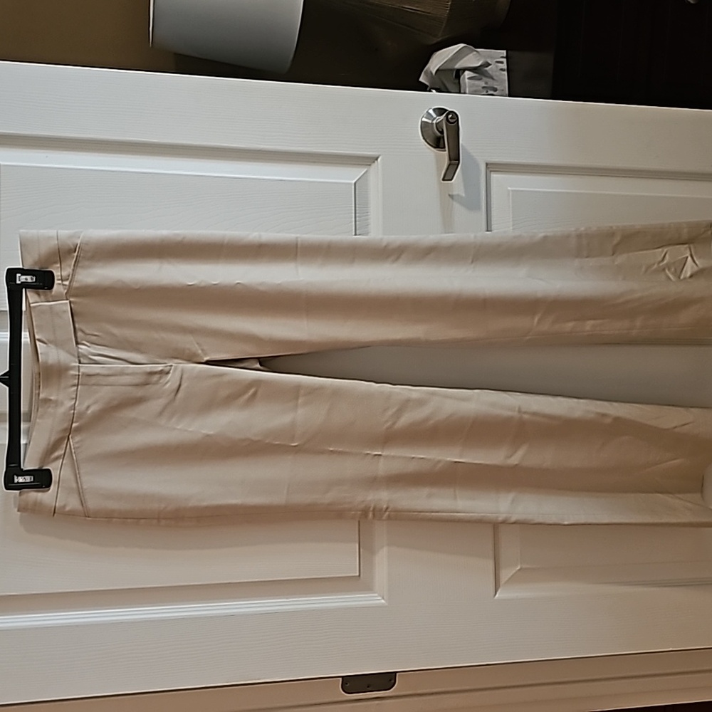 White house black market beige pant